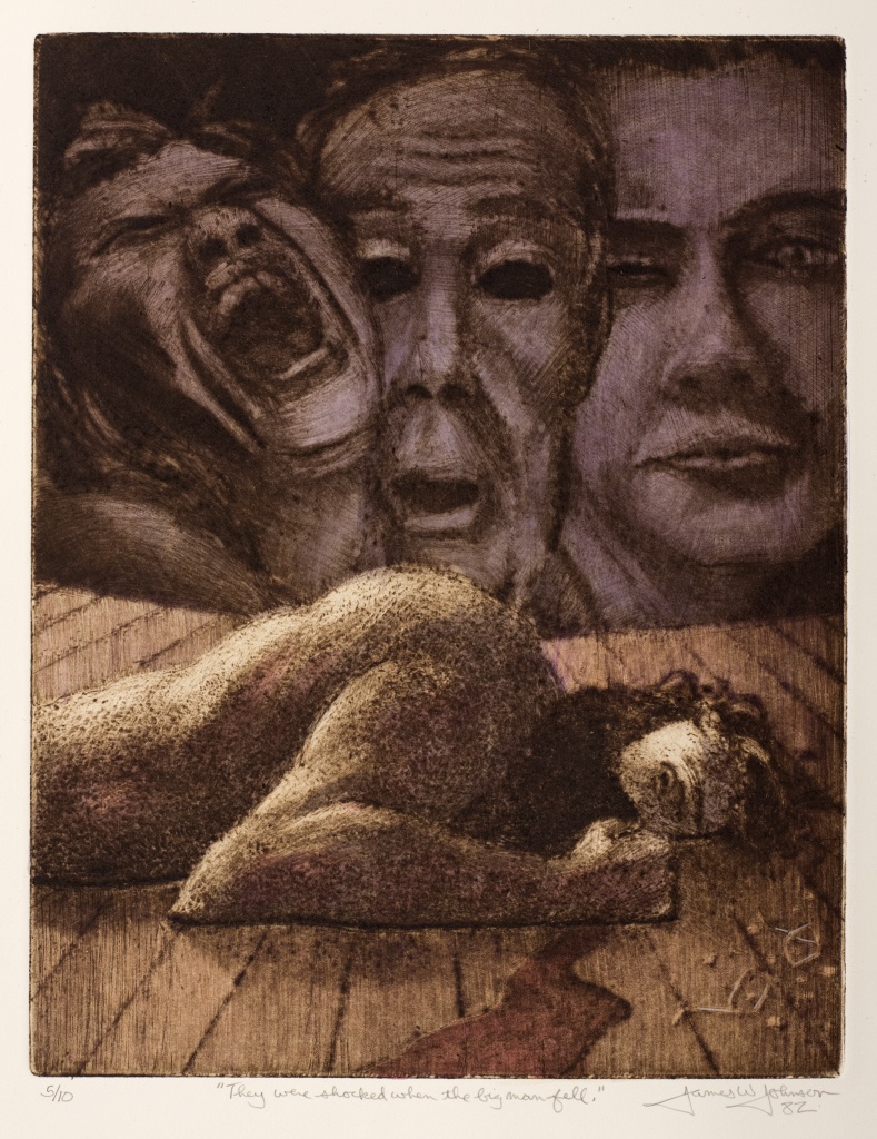 They were shocked when the big man fell